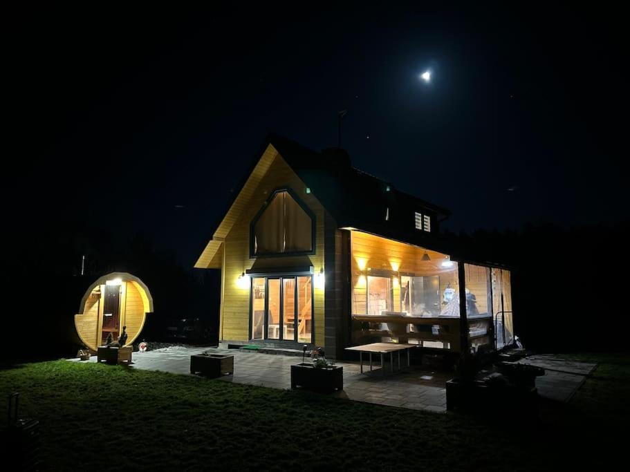 Dom Male Mazury Villa Drozdowo Eksteriør billede