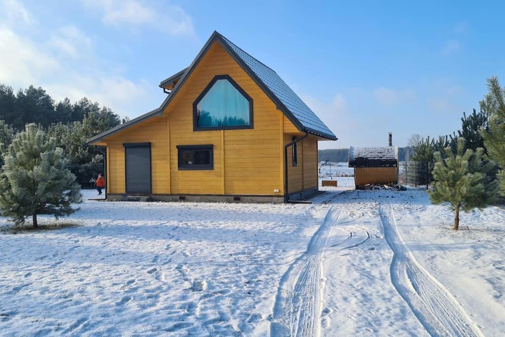 Dom Male Mazury Villa Drozdowo Eksteriør billede